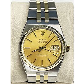 Rolex Datejust Oysterquartz 14K Yellow Gold Stainless Steel