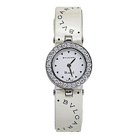 Bvlgari B.Zero1 BZ22S Quartz Ladies Watch Factory Diamond Bezel White Dial