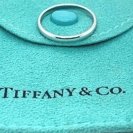 Tiffany & co Classic Wedding Band Ring 2 MM Platinum