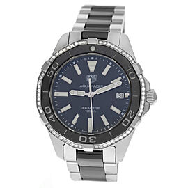Tag Heuer Aquaracer Ladies Diamonds Steel Date 36MM Quartz Watch