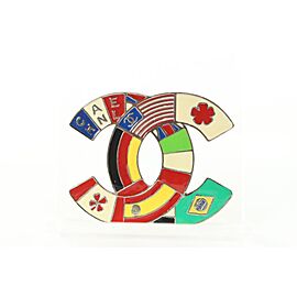 Chanel 03A National Flag Brooch Pin