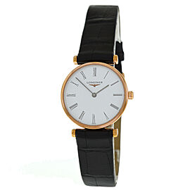 Longines La Grande Classique L4.209.1 Plated Gold Steel 24MM Ladies Quartz Watch