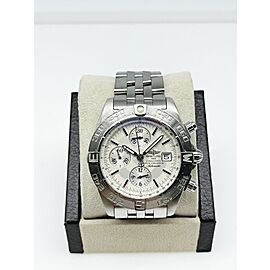 Breitling A13364 Galactic Chronograph II Silver Dial Steel