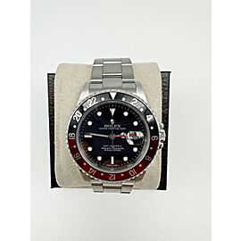 Rolex 2007 16710 GMT Master II Coke Black Dial Stainless Steel
