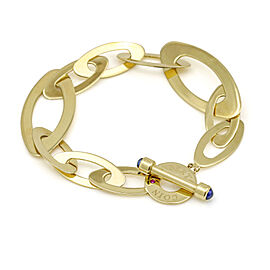 Roberto Coin Chic and Shine Large Oval Link Toggle Bracelet in 18k Yellow Gold