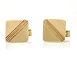 Tiffany & Co. Vintage Square Groove Cufflinks