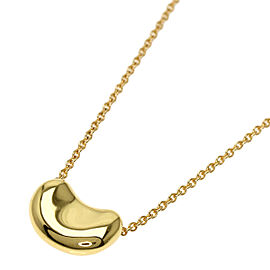 TIFFANY & Co 18K Yellow Gold Bean Necklace