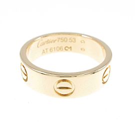 Cartier 18K Yellow Gold Love Ring LXGYMK-342