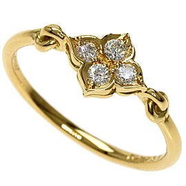 Cartier 18K Yellow Gold Hindu Diamond US 5.75 Ring