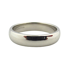 Tiffany & Co. Lucida Platinum Wedding Band Ring Size 5.5
