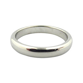 Tiffany & Co. Lucida Platinum Wedding Band Ring Size 5.5