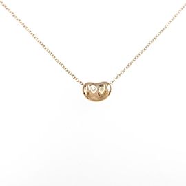 TIFFANY & Co 18k Pink Gold Bean Necklace LXGYMK-460