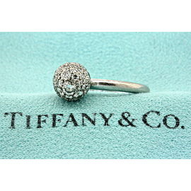 Tiffany & Co. Hardwear Diamond Ball Ring 1.08ct $5300 size 5