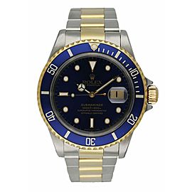 Rolex Submariner 16613 Date Two Tone Men's Watch