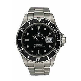 Rolex Oyster Perpetual Submariner 16610 Men's Watch Box & Papers