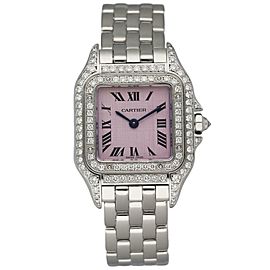 Cartier Panthere 1660 18K White Gold Diamond Ladies Watch