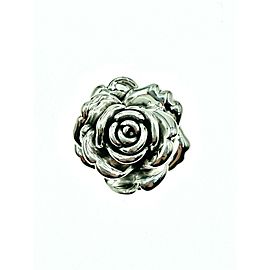 Sterling Silver Rose Shape Pendant for Necklace