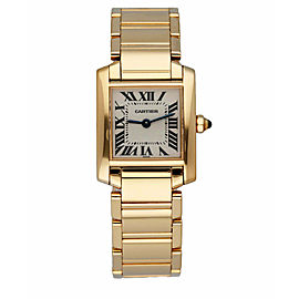 Cartier Tank Francaise 18k Yellow Gold Ladies Watch