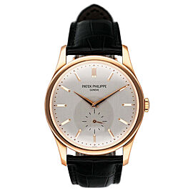 Patek Philippe Calatrava 5196R 18K Rose Gold Mens Watch