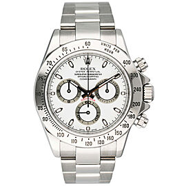 Rolex Daytona 116520 White Dial Stainless steel Mens Watch