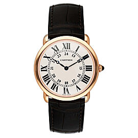 Cartier Ronde Louis 18K Rose Gold Watch