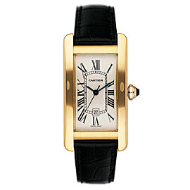 Cartier Tank Americaine 18K Yellow Gold Watch