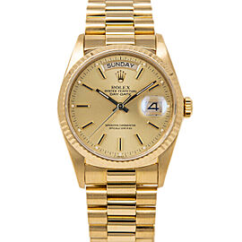 Rolex Day-Date Men's Yellow Gold Automatic Champagne