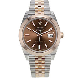 Rolex Datejust Men's Stainless Steel Automatic Chocolate