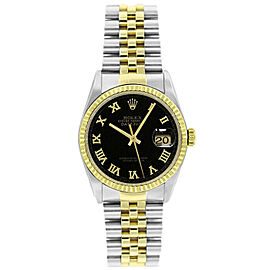 Rolex Datejust Unisex Stainless Steel Automatic Black