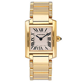 Cartier Tank Francaise Yellow Gold Ladies Watch