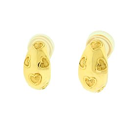 Mikimoto 18K Yellow Gold Earrings