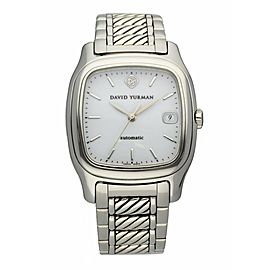 David Yurman T301-LST Stainless Steel & Silver Thoroughbred Automatic Watch