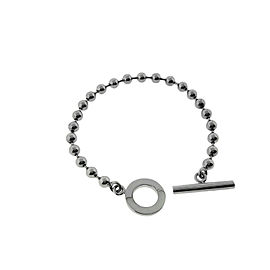 Gucci Unisex Boule Circle Bracelet In Sterling Silver