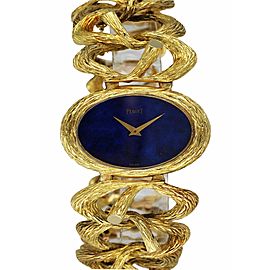 Piaget Esclave 9850 D 71 Lapis Lazuli Dial Ladies Watch