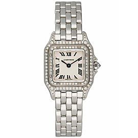 Cartier Panthere Figaro Diamond and 18K White Gold