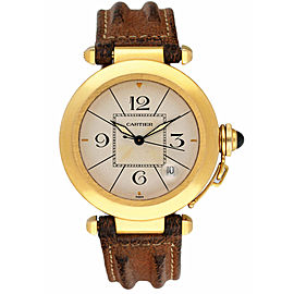 Cartier Pasha 18K Yellow Gold Mens Watch