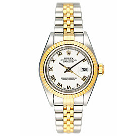 Rolex Datejust 69173 White Dial Ladies Watch