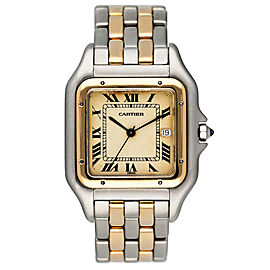 Cartier Panthere Large Two Tone Mens Watch