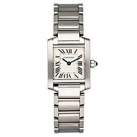 Cartier Tank Francaise Stainless Steel Ladies Watch
