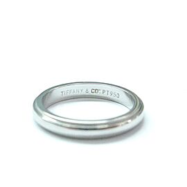 Tiffany & Co Platinum Milgrain Wedding Band Ring Size 6.5 3mm