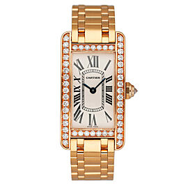 Cartier Tank Americaine Diamond Ladies Watch