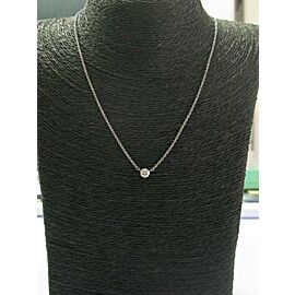 Kwiat Round Diamond Pendant Necklace Platinum 950 .57Ct 16"