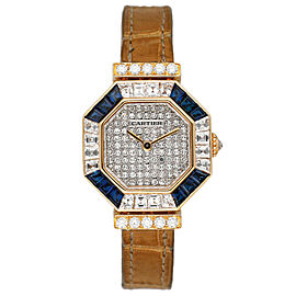 Cartier Paris Andine Diamond Sapphire Ladies Watch