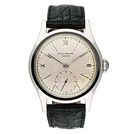Patek Philippe Calatrava Stainless Steel Mens Watch With Archives