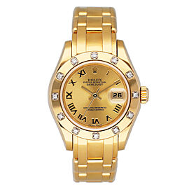 Rolex Datejust Pearlmasterl Diamond Ladies Watch