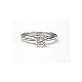 Hearts On Fire Adoration Radiant Diamond Solitaire Engagement Ring .55CT G-VS2