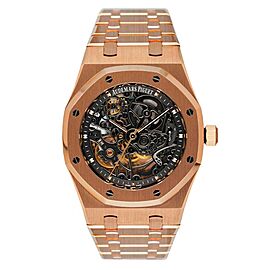 Audemars Piguet Royal Oak Openworked Dial Mens Watch With Archives