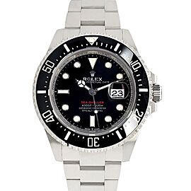Unworn Rolex Sea-Dweller 43mm Stainless Steel Black Dial Watch