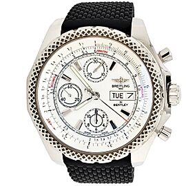 Breitling Bentley GT II Chronograph 45MM Special Edition White Dial Steel