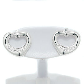 Tiffany & Co 925 Silver Open heart earring